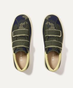 The Kids Strap Sneaker - Spruce Camo