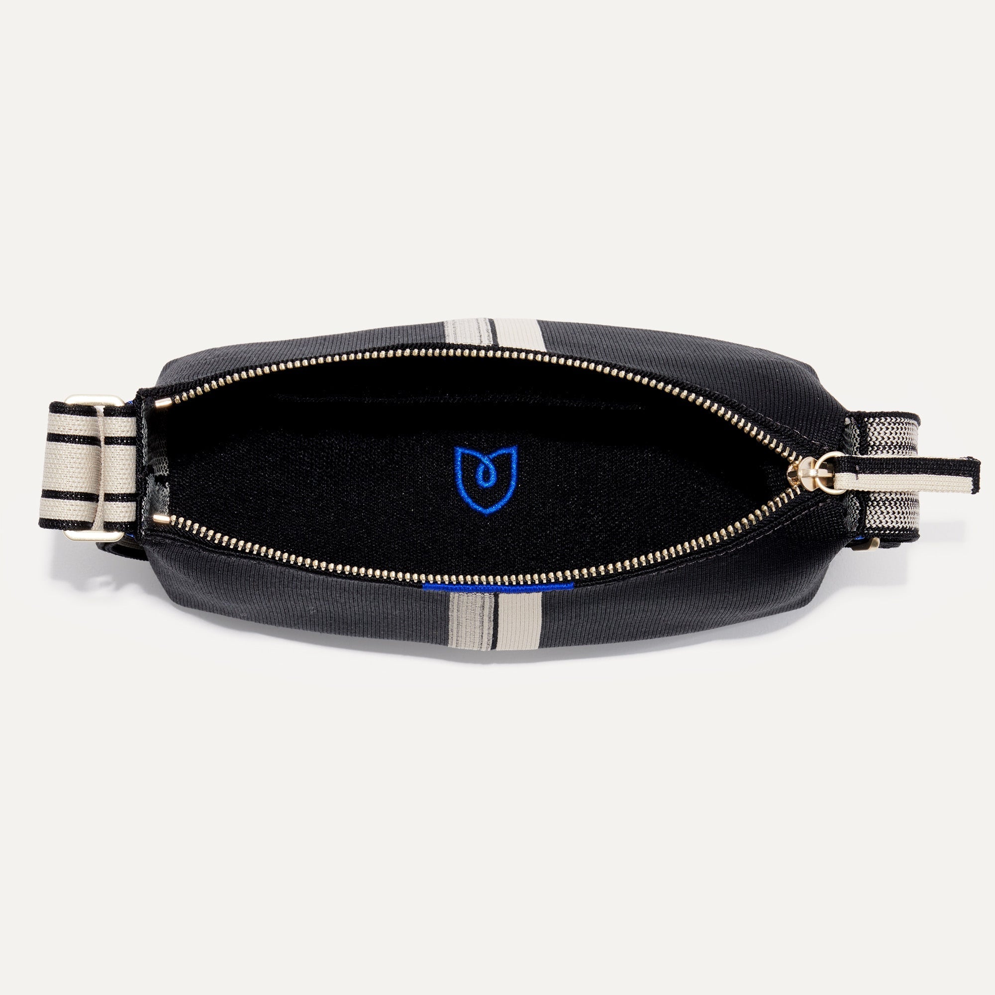 142_CasualCrossbody_Black_IvoryStripe_Overhead.jpg