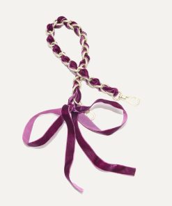 The Shoulder Strap - Velvet Plum Chain