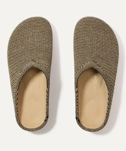 The Casual Clog - Toffee Raffia-Knit