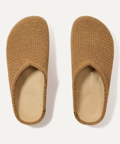 The Casual Clog - Wheat Raffia-Knit