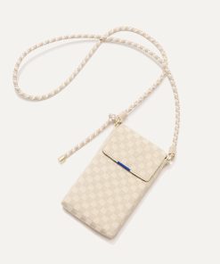The Phone Crossbody - White Sand