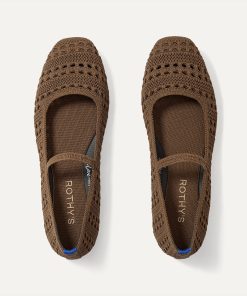 The Max Square Mary Jane - Cinnamon Crochet