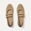 The Double Buckle Mary Jane - Dune Mesh