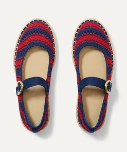 The Espadrille Mary Jane - Cherry Tide