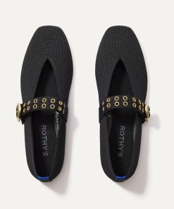 The Max Buckle Mary Jane - Black