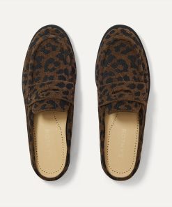 The Penny Loafer Mule - ReVelvet™ Cheetah