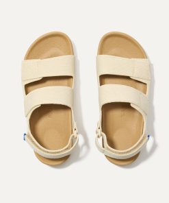 The Kids Double Strap Sandal - Conch