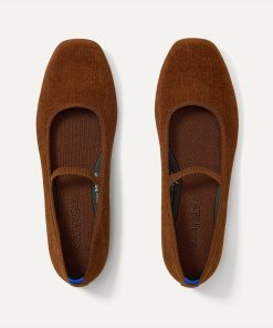 The Max Square Mary Jane - ReVelvet™ Russet
