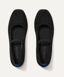 The Max Square Mary Jane - ReVelvet™ Black