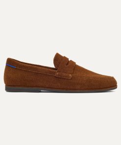 The Ravello Penny Loafer - ReVelvet™ Russet