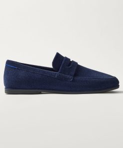 The Ravello Penny Loafer - ReVelvet™ Deep Navy
