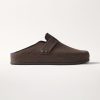 The Teddy Men's Clog - Umber Herringbone