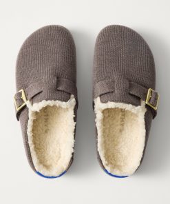 The Teddy Buckle Clog - Porcini