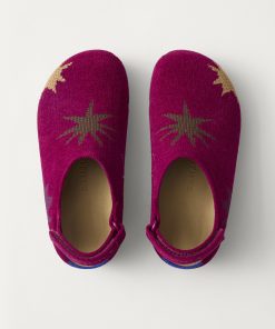 The Kids Clog - ReVelvet™ Fuchsia Burst