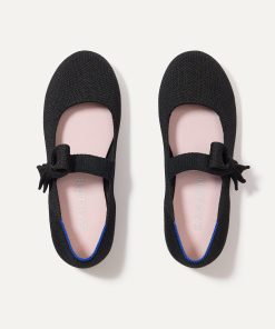 The Kids Tux Bow Mary Jane - Black