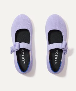 The Kids Tux Bow Mary Jane - Soft Orchid