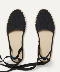 The D'Orsay Espadrille - Black