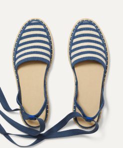 The D'Orsay Espadrille - Deep Sea Stripe