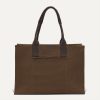 The Classic Tote - Cinnamon Open-Knit