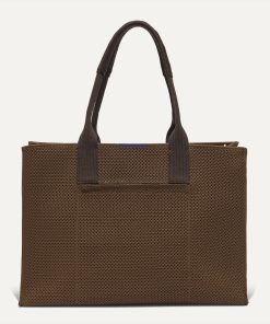 The Classic Tote - Cinnamon Open-Knit