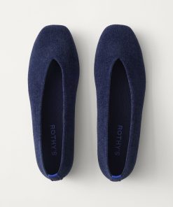 The Max Square Ballerina - ReVelvet™ Navy
